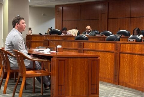 Adam Majestic testifying