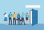 Hiring opportunity, apply new job, career candidate, interview applicant or employment, job seeker or talent search, diversity concept, business people applicant wait at hiring company office.