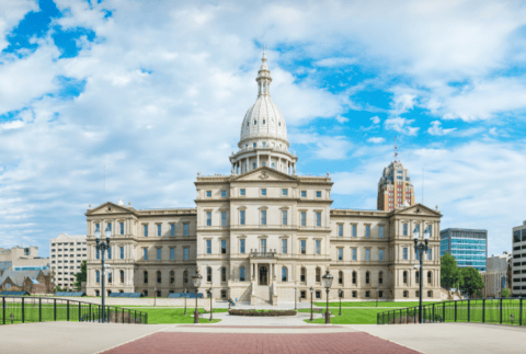 Lansing Michigan State Capitol USA